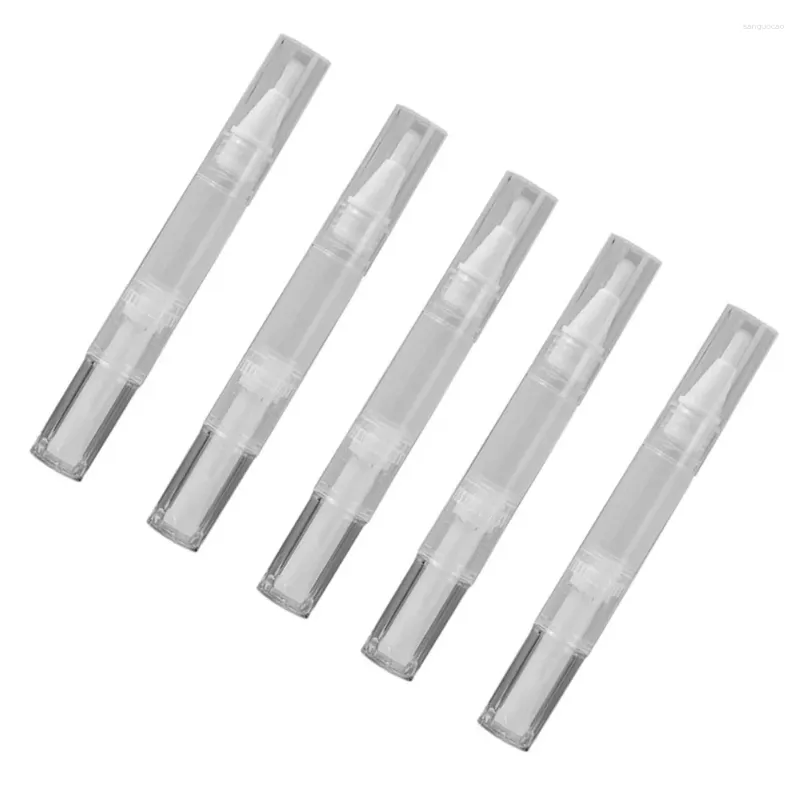 Bouteilles de stockage 4 pcs Distributeur de fond de teint liquide Pot vide Conteneurs à lèvres Tube Manucure