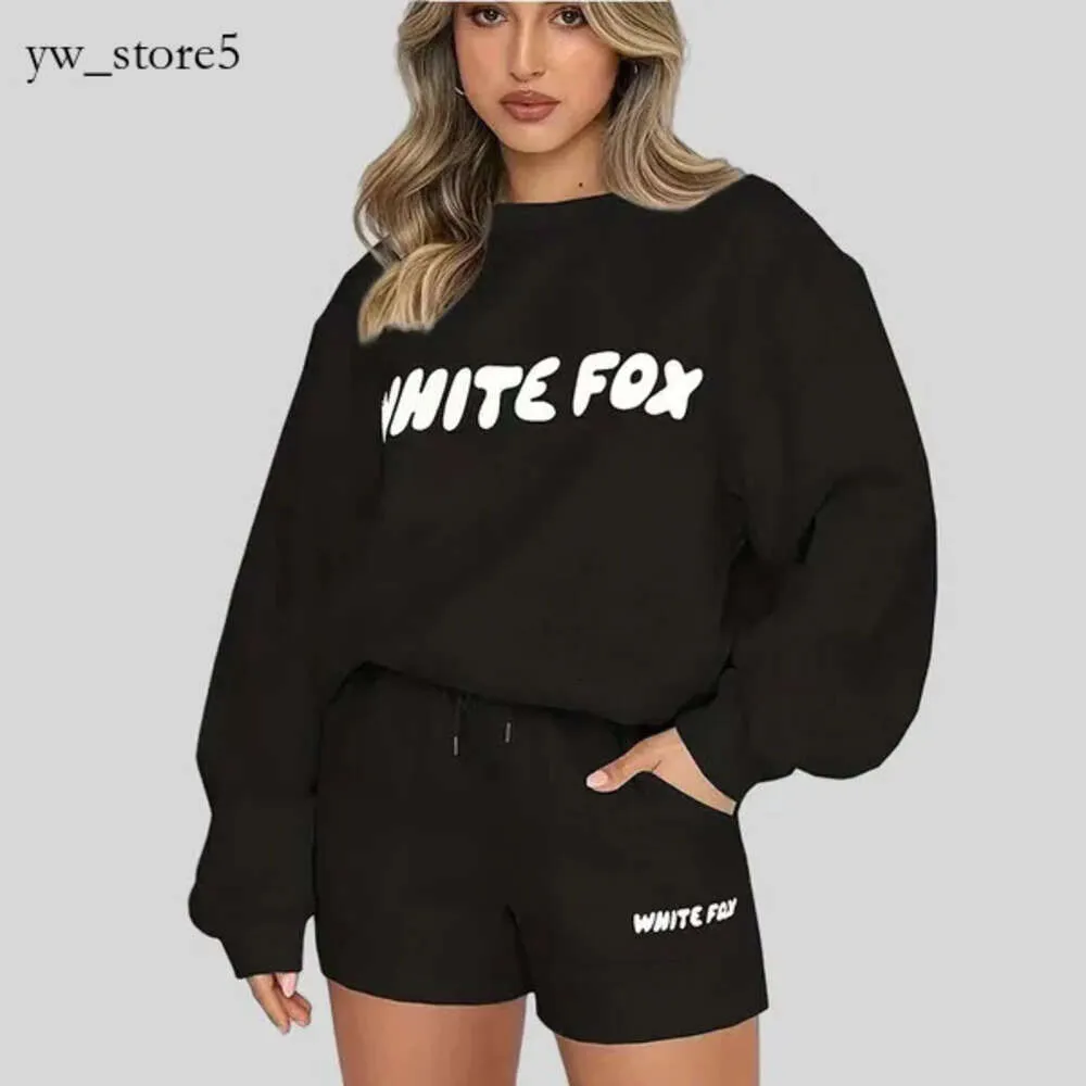 Femme Whites Fox Sweat à capuche Femmes Survêtements Sweats à capuche Designer Femmes Hip Hop Pull Printemps Automne Shorts Sweatshirts Ensemble Joggeurs À La Mode Sportif 2 Pièces Ensembles 1607