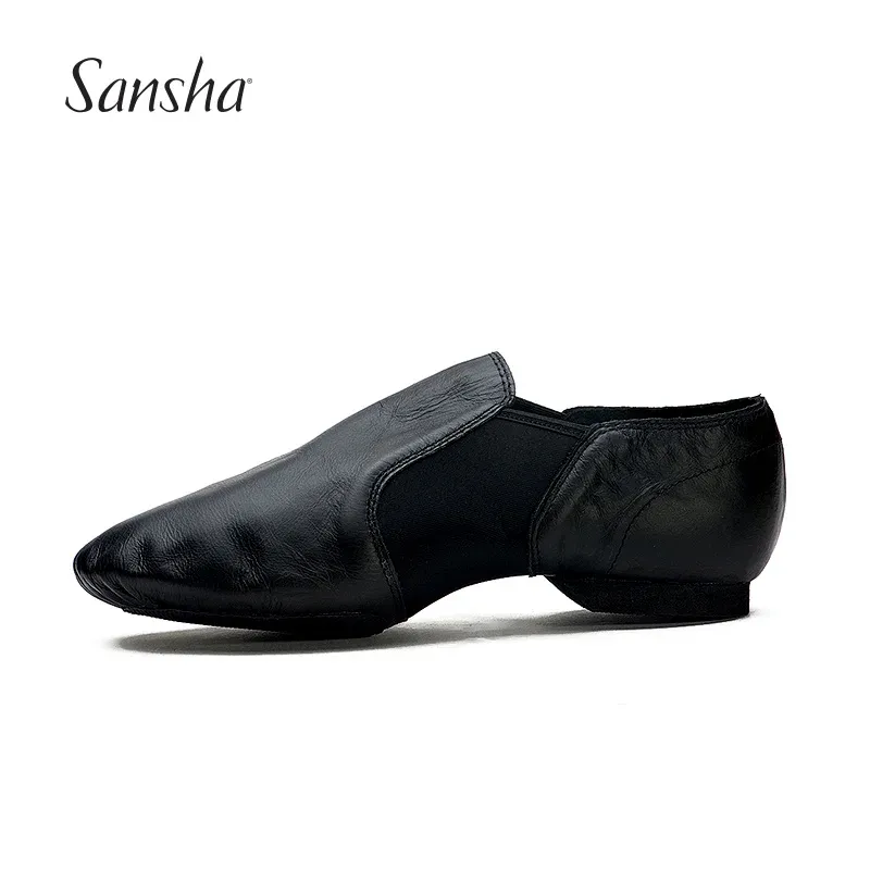 shoes Sansha Unisex Slipon Jazz Shoes With Neoprene Insert Great Fit On All Types Of Feet Modern Jazz Dance Shoes JS21LCO JS21LPI