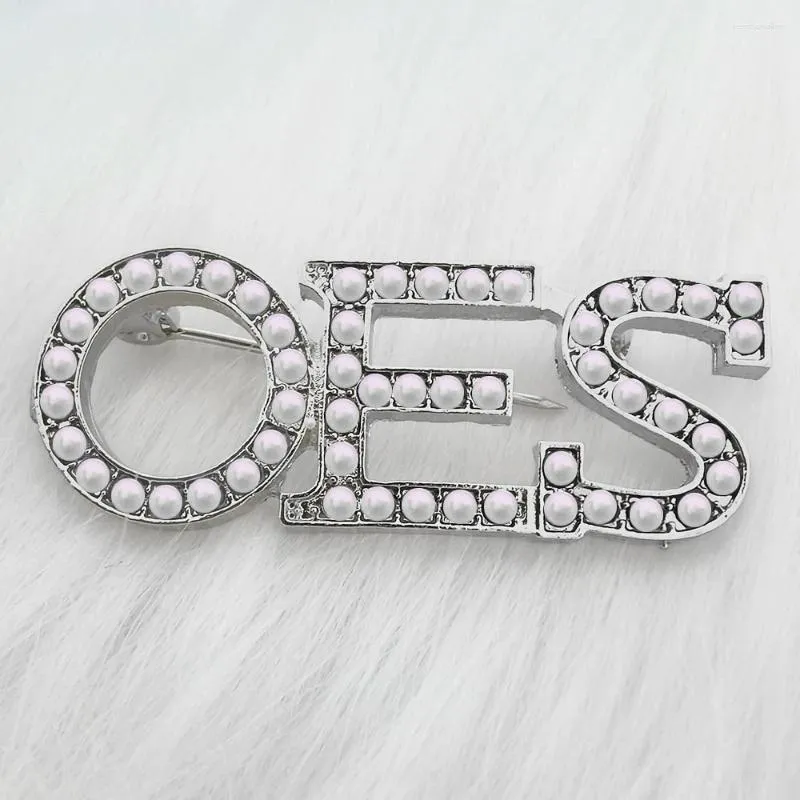 Broszki hanmade grecki sorority porządek logo gwiazdy Wschodniej Pearl Rhinestone broszka broszka dla kobiet biżuteria hurtowa