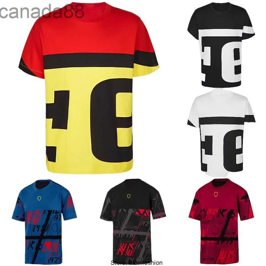 F1 Ferari T-shirt formule été hommes manches courtes en plein air amateurs de course t-shirts séchage rapide vtt Jersey grande taille hauts 18H7