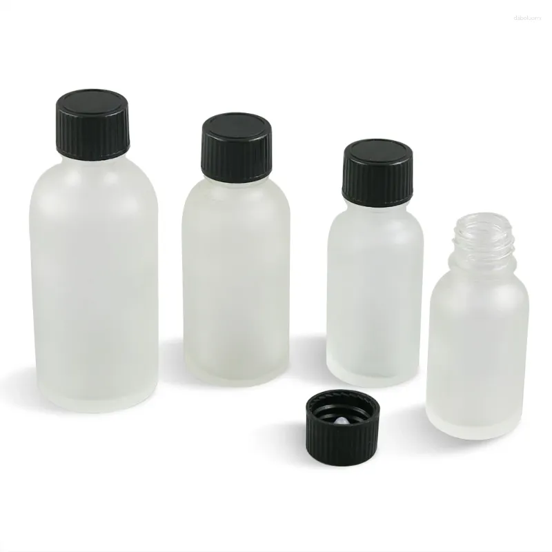 Opslagflessen Leeg vorstglas met fenolhoudende kegeldop 100 ml 50 m 30 ml 20 ml 15 ml 10 ml 5 ml 1/3 oz 1 oz Cosmetische containers 200 stuks