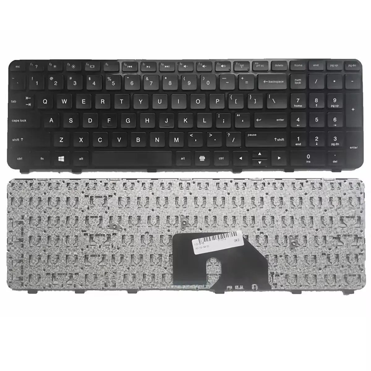 Novo para HP Pavilion DV6-6000 DV6-6100 DV6-6200 series laptop teclado americano preto