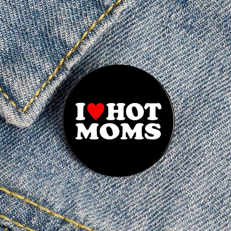 Cute Enamel Pins: I Love Quotes Badge, Anime, Movies & Games