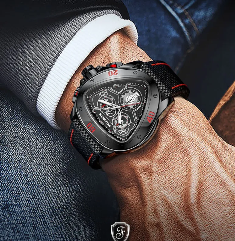 Top Brand Big Dial Chronograph Quartz Watch Men Sports Watches Military Male Wrist Watch Clock relogio masculino Nylon