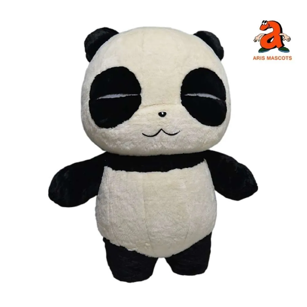 Mascottekostuums 2m Grappig Panda-mascottekostuum Gigantisch opblaaspak Iatable Fancy Dress Marketing Dierenkarakter Stadiumkleding