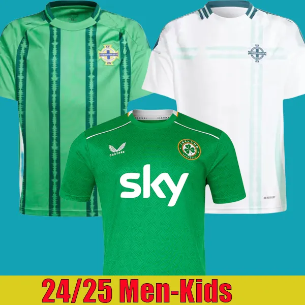 2024 2025 Ierland Voetbalshirts kit DOHERTY DUFFY 24 25 Nationaal team BRADY KEANE Hendrick McClean Voetbalshirt heren kinderuniform Noord-Ierland kit