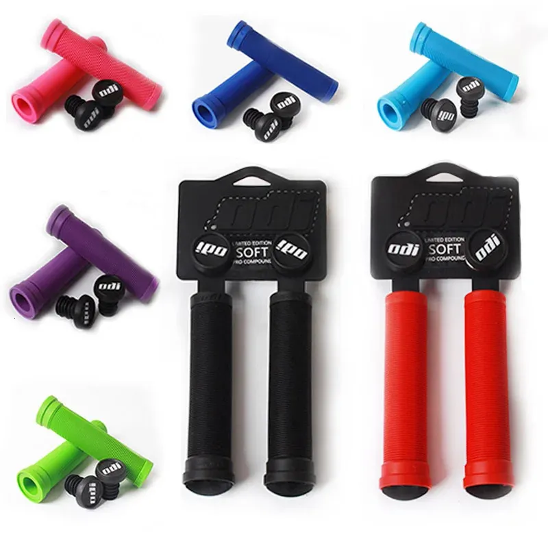 ODI -cykelstyret Grips Silikakiselgel Grip NONSLIP COCKABSORBING COVER DOPPHOLL FOLT CYKNING 240318