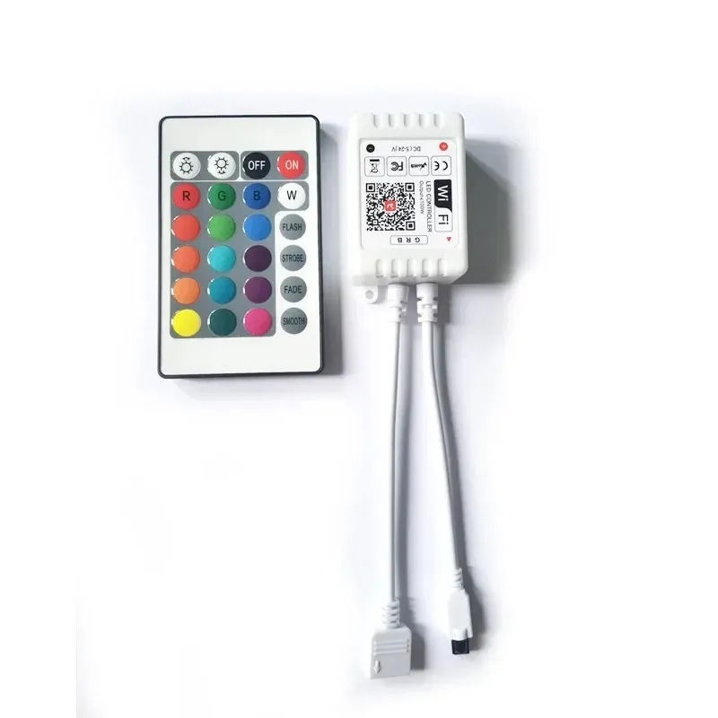 2024 Nuovo Colorato 24 Tasti Doppio Carico Wifi Controller Intelligente con Controller ALexa Voce Tuya Lampada RGB RGBW Luce Intelligente Smart Home, Casa Intelligente