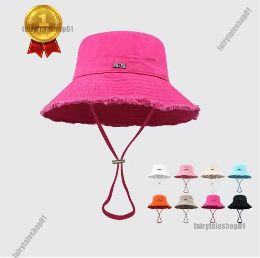 Hoeden met brede rand Emmerhoeden Designer Heren Dames Emmerhoed Cap Hoeden met brede rand Sun Prevent Bonnet Meerdere kleuren met verstelbare kinband voor bescherming tegen de zon