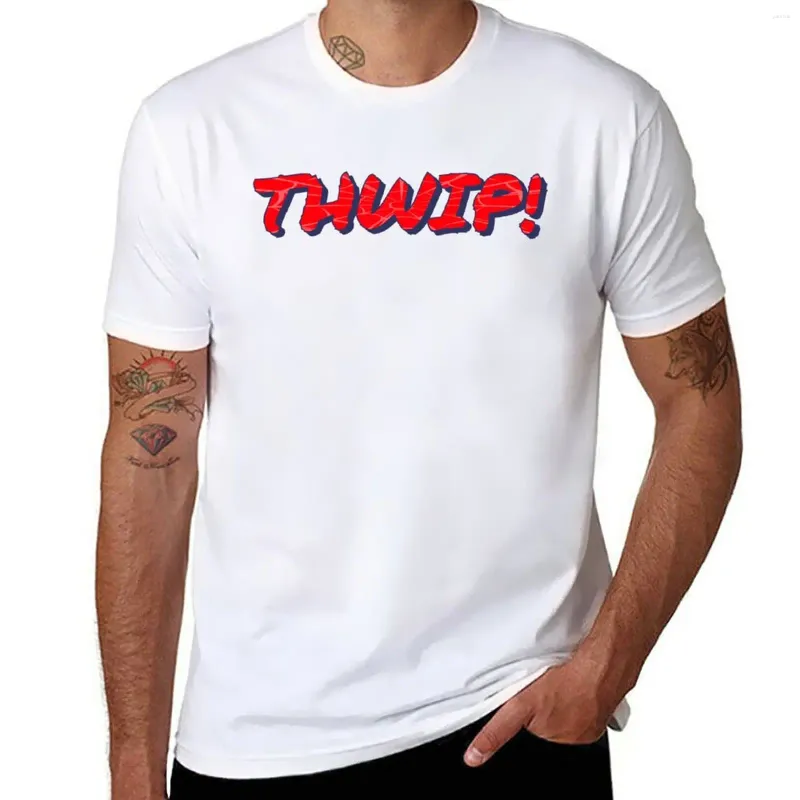 Camisetas masculinas Thwip!Camiseta Roupas Estéticas Verão Anime Camisetas Engraçadas Masculinas