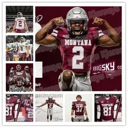 CeoMitNess MEN Montana Grizzlies JERSEY 11 DALTON SNEED 21 MARCUS KNIGHT 8 SAMORI TOURE 99 ALEX GUBNER 2 CAMRON HUMPHREY NCAA Football Jerseys