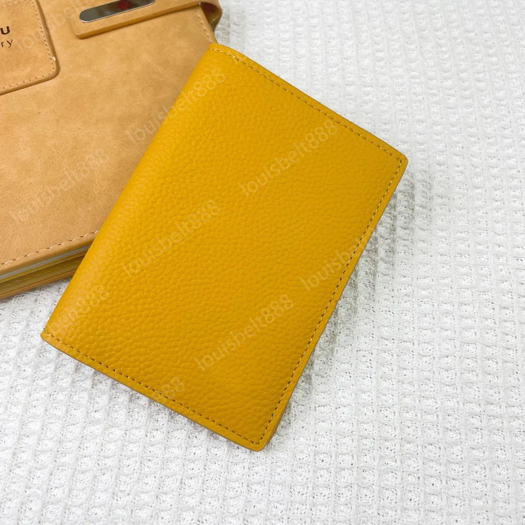 NEW Classic French Brand Designer Passport Wallet High Quality Barenia