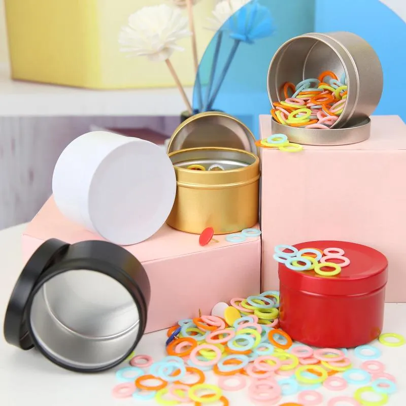 Storage Bottles 1pc 50ml Portable Sealed Jar Cosmetic Cream Lip Container Refillable Bottle Empty Aluminum Tin Beauty Tool Travel