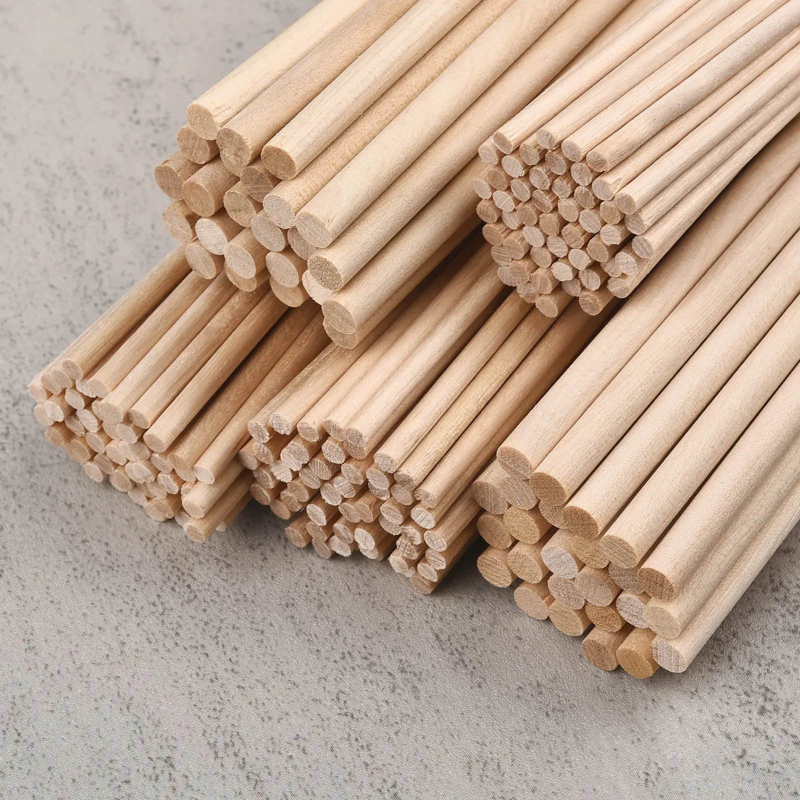 Joiners 50/25pcs Model Round Wooden Stick Food Ice Lollies For Craft Making Cake Dowel DIY Durable Dowel Building Model Woodworking Tool