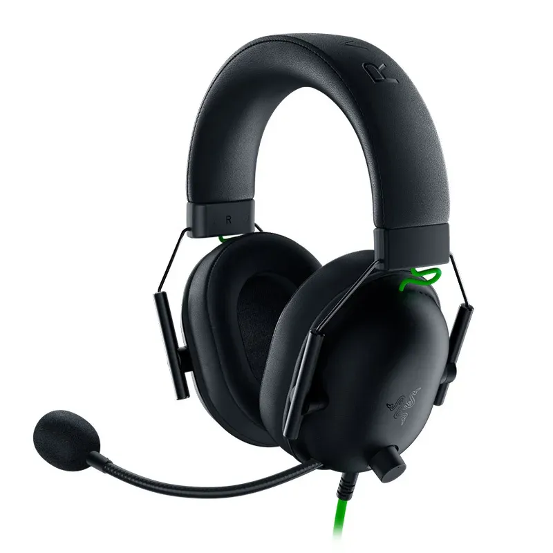 Fones de ouvido Fone de ouvido para Razer BlackShark V2 X Fone de ouvido para jogos com fio: jogo de som surround 7.1 para PS4, PS5, Nintendo Switch, Xbox