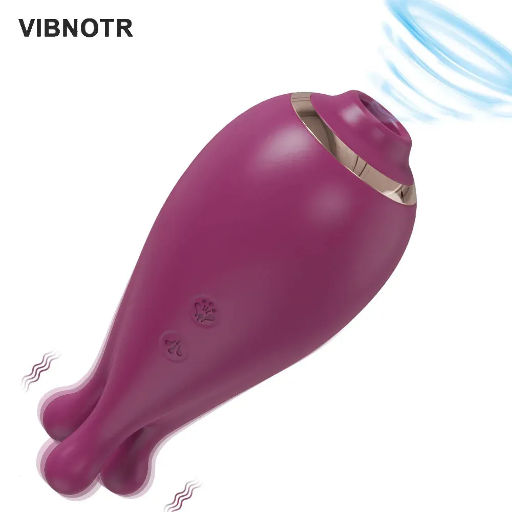 2 in 1 Clit Sucker Vibrator for Women Clitoris Nipple Sucking Vacuum Stimulator Orgasm Sex Toy Female Masturbation Adults Goods 240312