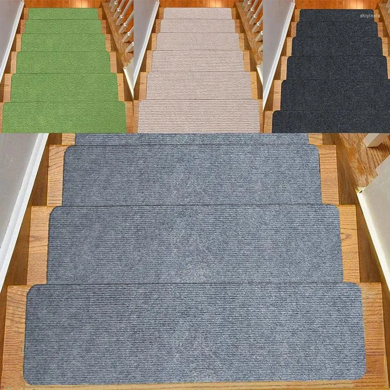 Carpets 1PC Non-Slip Stair Runner Treads Carpet Mats For Safety And Grip Rugs Kids Elders Dogs