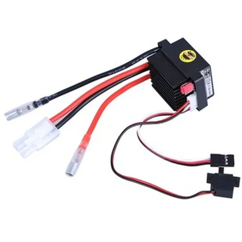 2024 Mini 10A 20A 30A ESC vitesse du moteur RC ESC 2KHz frein à brosse avant et arrière RC 2S pour contrôleur bateau voiture Prototank régulateur supérieur