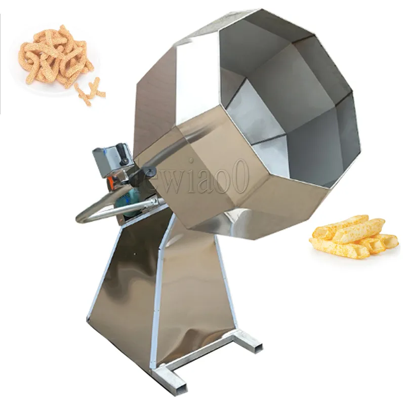 Octagonal Stainless Steel Potato Chips Flavor Mixer Snack, Popcorn