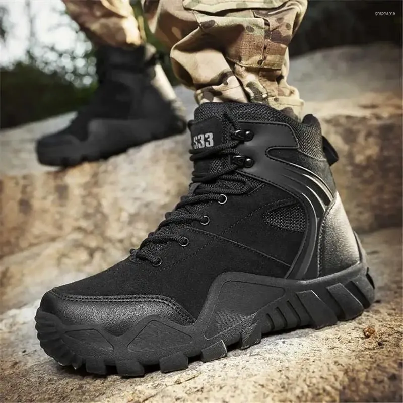 Fitness Shoes 40-41 High-cut Men's Basketball 46 Tactical Sneakers Hiking Men Boots Sport Trainners Tenid Unusual Original YDX2