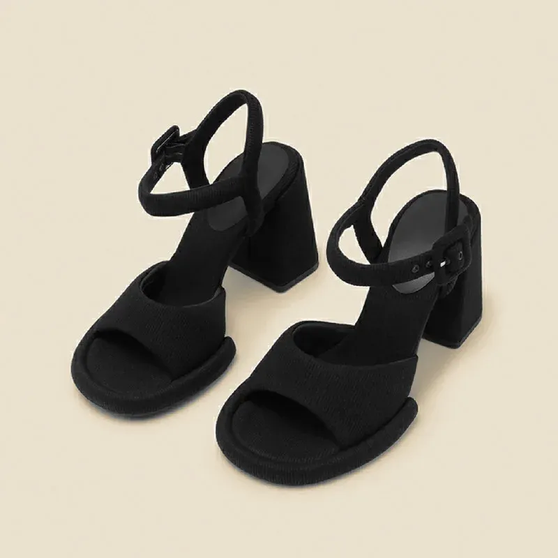 Sandals 2023 Summer Sandals Women New Fashion Sexy High Heels Shoes Woman Casual Sandals Not Tired Feet Ladies Modern Sandals Shoes