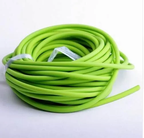Caccia Fascia Sling Tubo Verde Gomma Colore Lattice Naturale Accessori Sportivi Imbracature per Tiro Fionda 5mm * 5M Sostituzione Nkbff