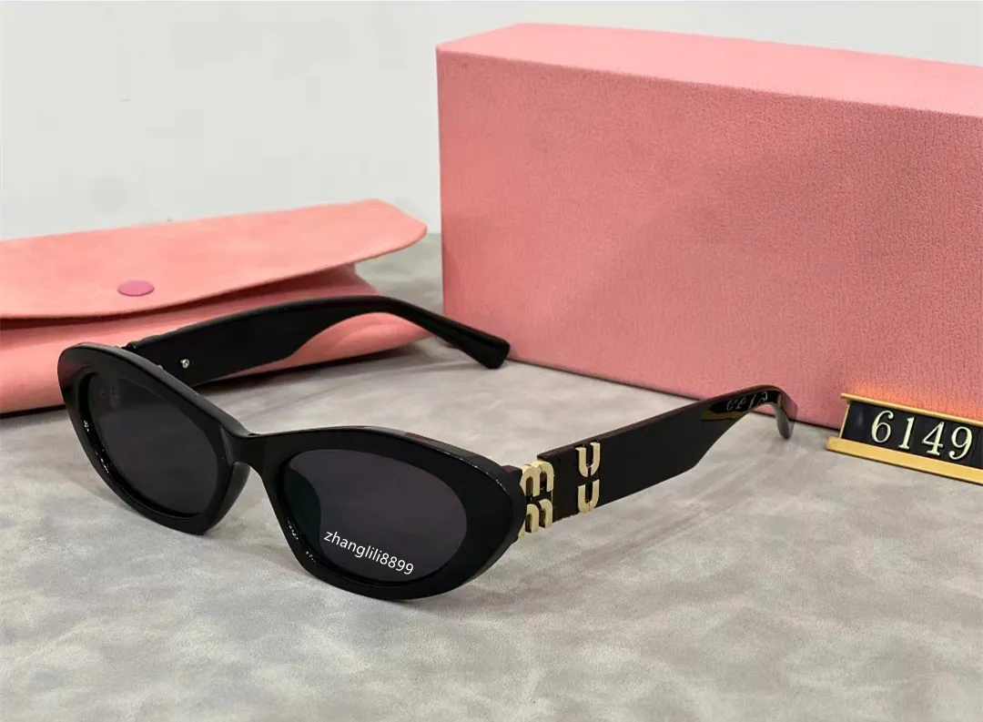 6149 Rectangle Cat Eye sunglasses Luxury designer sunglasses Man Women Unisex Designer Goggle Beach Sun Glasses Retro Frame Design UV400 With Box very nice