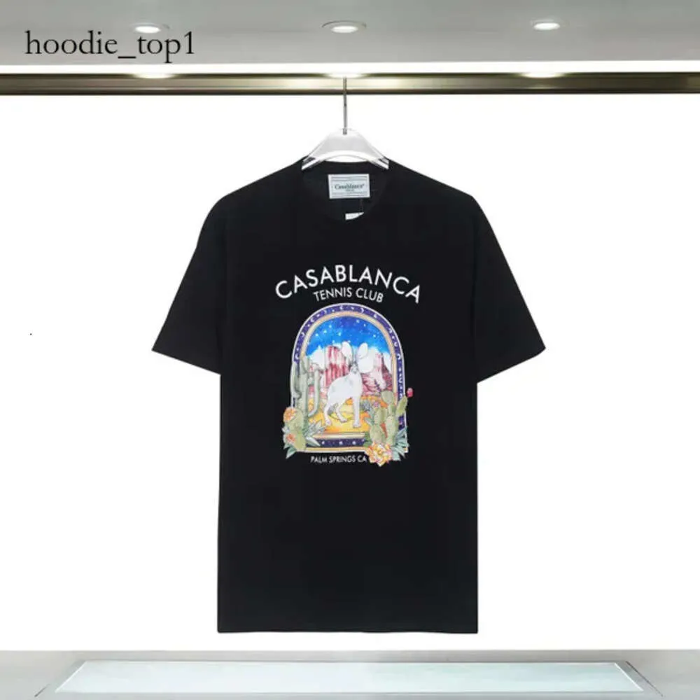 Luxury Mens Casablanc Designer T Shirt Camicie Abbigliamento Moda Tees Marca Tshirt Top Army Man Manica in cotone Abbigliamento uomo Tuta Tempo libero Abbigliamento donna 3882