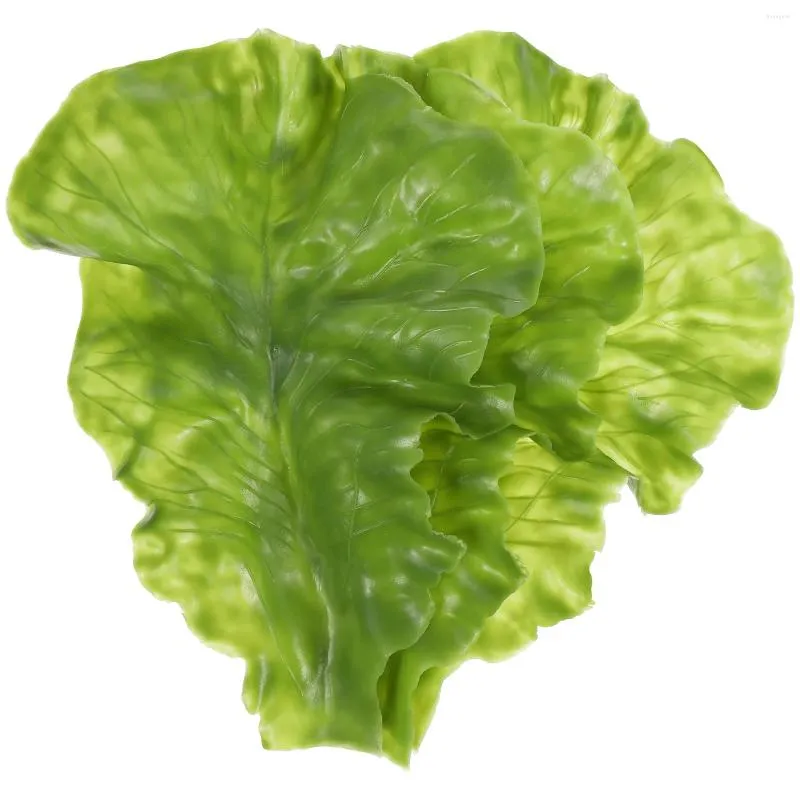 Decorative Flowers Simulated Cabbage Model Restaurant Lettuce Leaf Props Simulation Vegetables Decor Food Shop Pography Adornment Greenery