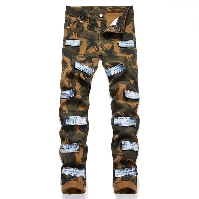 DHgate.com:Mens Camouflage Jeans, Denim Long Pants, Skinny