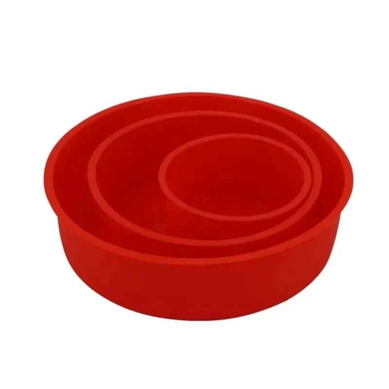 NEW Hot Round Silicone Mold Nonstick Baking Pan Layer Cake Mousse Fondant Cylinder Mould For Pastry Bakeware Kitchen Accessories