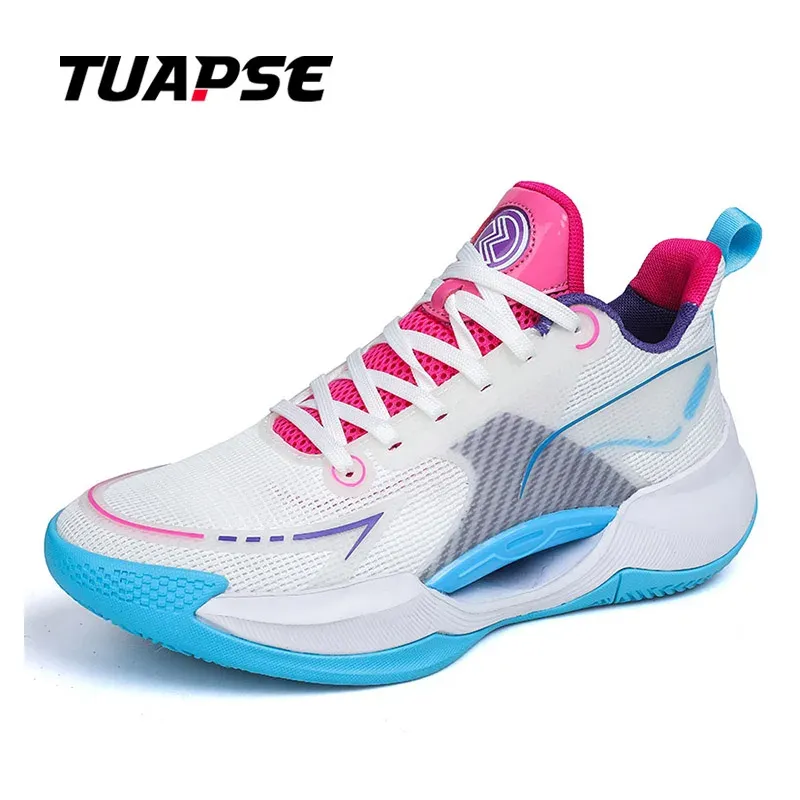 Ayakkabı Tuapse Erkekler Basketbol Ayakkabı Nefes Alabilir Çift Basketbol Kültürü Spor ayakkabıları Yüksek kaliteli spor ayakkabılar kadınlar için ayakkabı 3645