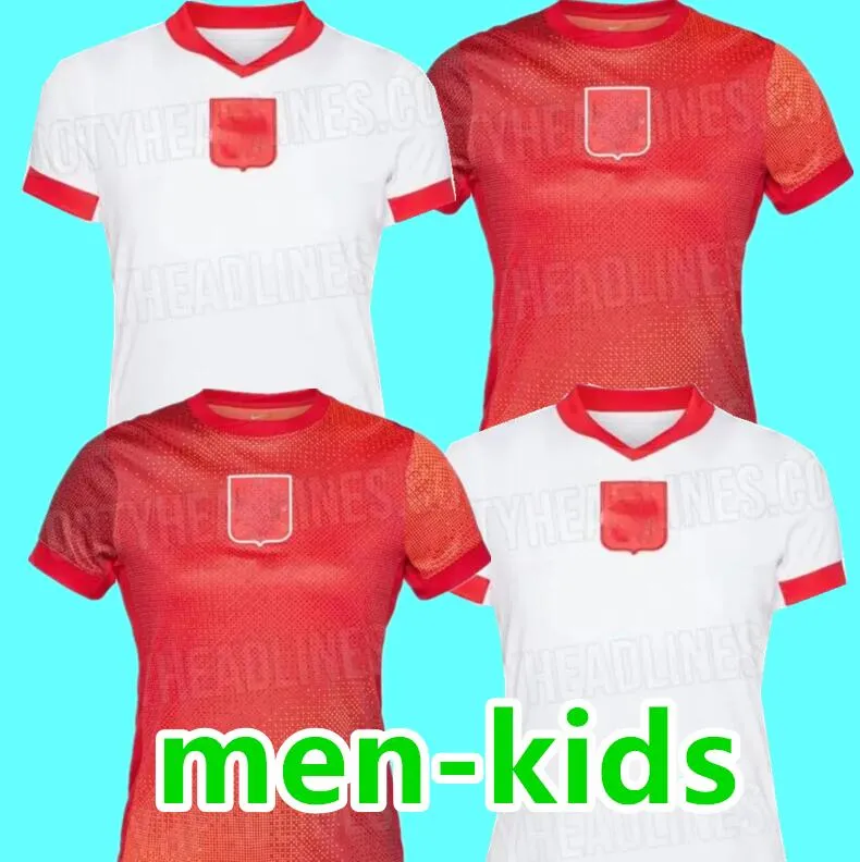 POLAND Soccer Jerseys LEWANDOWSKI 2024 2025 World Cup MILIK PISZCZEK PIATEK GROSICKI KRYCHOWIAK ZIELINSKI BLASZCZYKOWSKI men kids football shirts 3XL/4XL