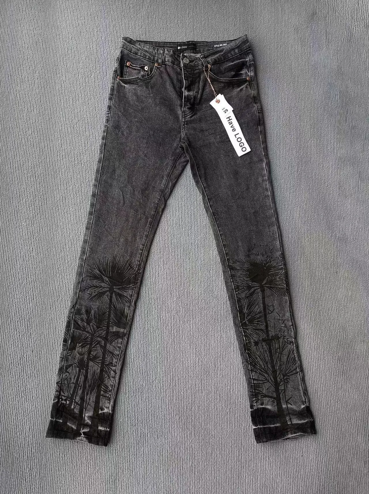DHgate.com:Purple Denim Jeans for Men: Retro Streetwear