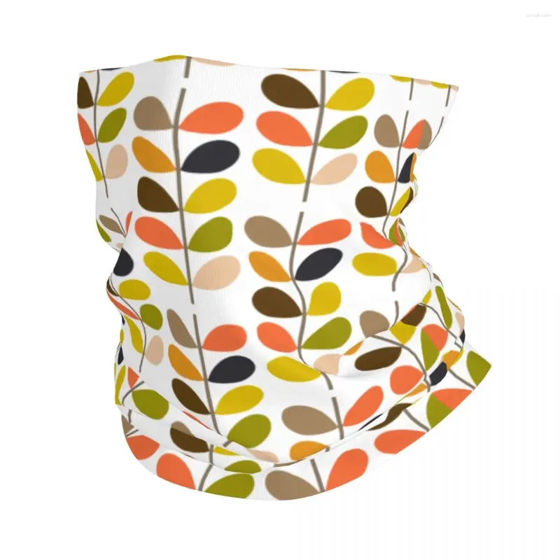 스카프 화려한 Orla Kiely Bandana Neck Cover 인쇄 Balaclavas 마법 스카프 따뜻한 헤드웨어 낚시 유니에 섹스 성인 시즌