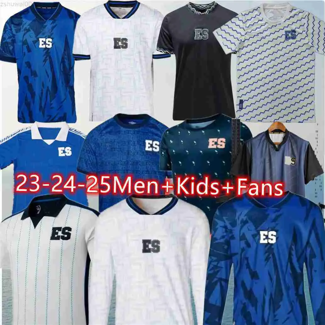 23-24 El Salvador Special Soccer Jersey 25 주년 기념 대표팀 알렉스 롤 단 에리크 자 발레타 브라 얀 길 허타도 풋볼 셔츠 토로 즈 프리 경기 상단 5ray