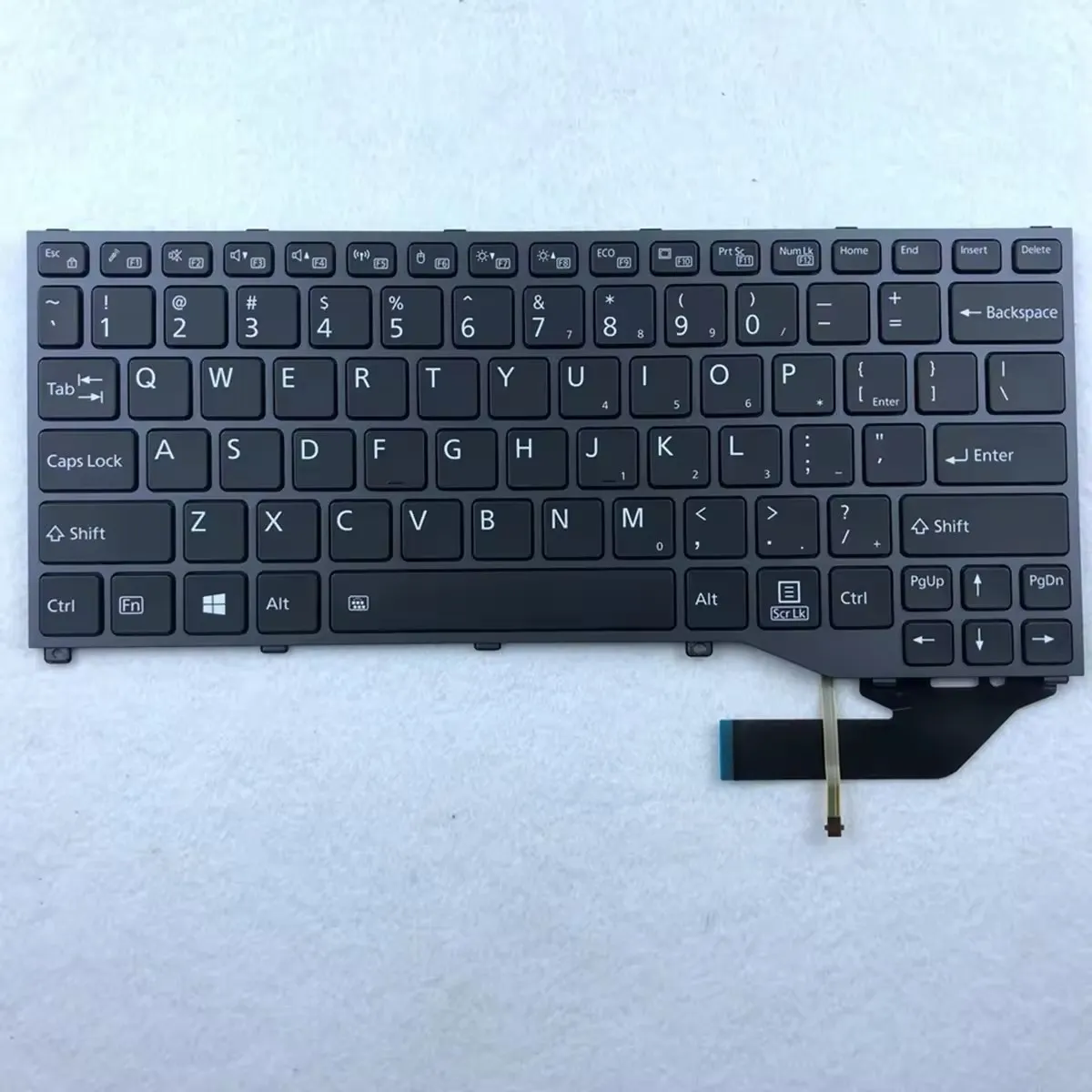 US-Laptop-Tastatur mit Hintergrundbeleuchtung für Fujitsu Lifebook P727 P728 U727 U728 CP724805-01 US-Layout