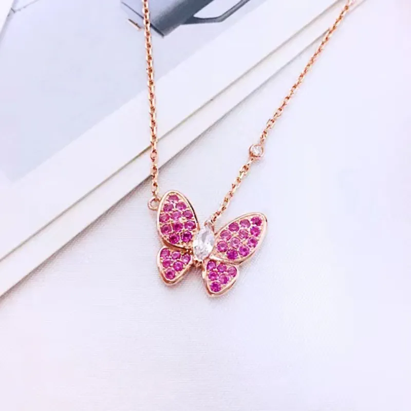 Luxury Brand love heart designer earrings necklaces ring Jewelry Sets 18k gold blue Rhinestone asymmetric Ear rings Necklace Women Girl Jewelry Gift