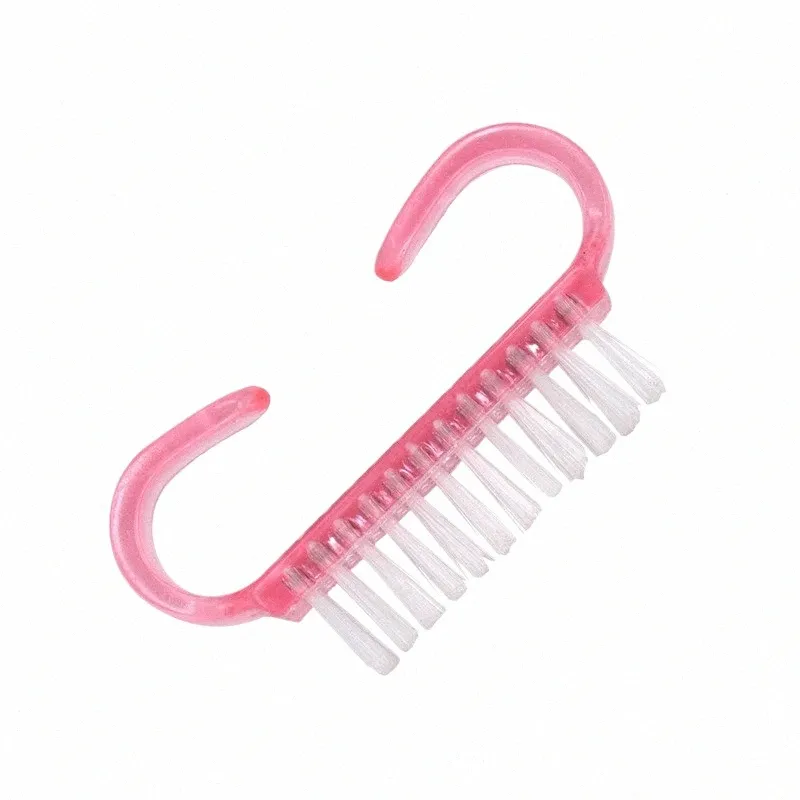 1pc plastica manicure pedicure pennello strumenti per la pulizia delle unghie morbido rimuovere la polvere pennelli per trucco cura delle unghie accessori g65h #