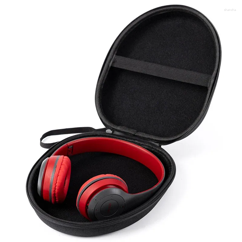 Storage Bags Portable Shockproof Headphone Carry Case Headset Bag Hard Shell Earphone Accessories