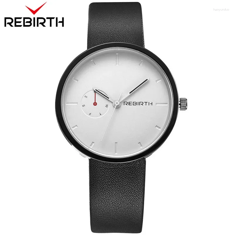 Montres-bracelets 2024 Renaissance Hommes Femmes Montres Amoureux Casual Hommes Dames Top Quartz Bracelet En Cuir Horloge Mâle Montre-Bracelet