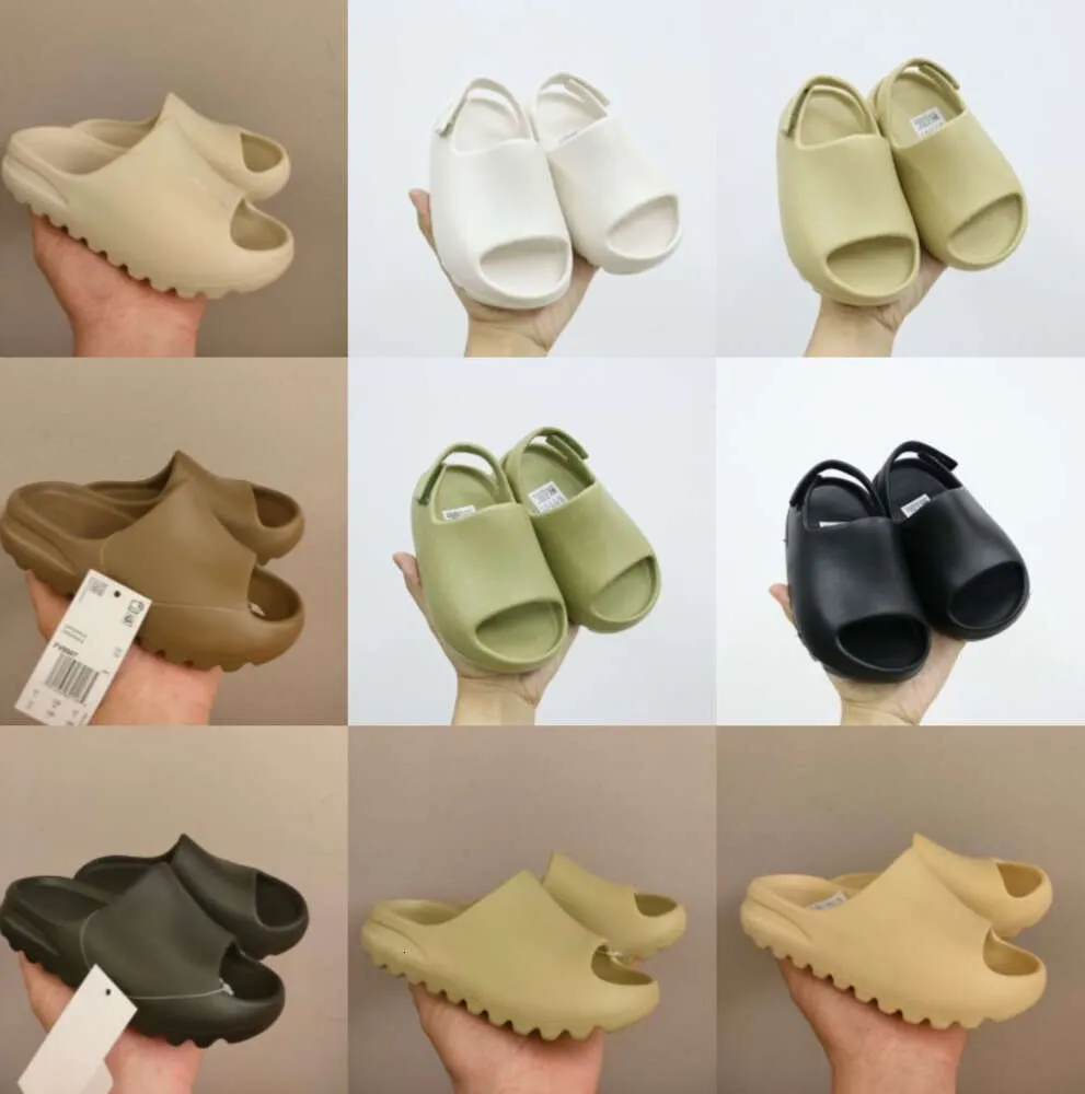 Pantofole da corsa in schiuma Eva per bambini Scarpe da bambino Scarpe da bambino per ragazze Designer Scarpe da ginnastica antiscivolo Ciabatte per bambini Sandali per bambini in resina per osso del deserto