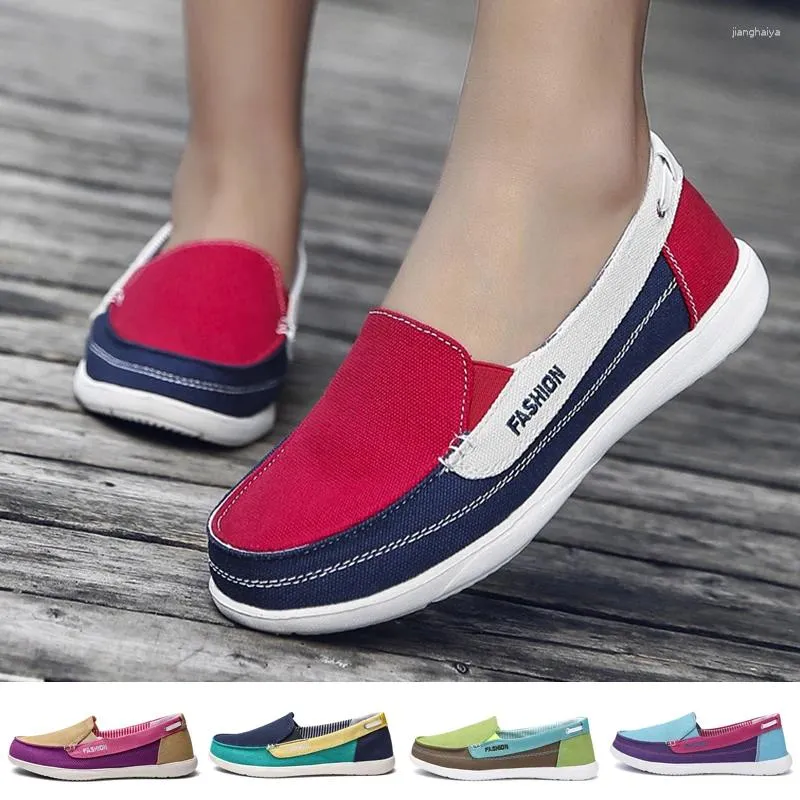 Casual Shoes Fashion Ladies Spring Summer Summer Women Flat Women's One Stop Four Seasons Przytulne