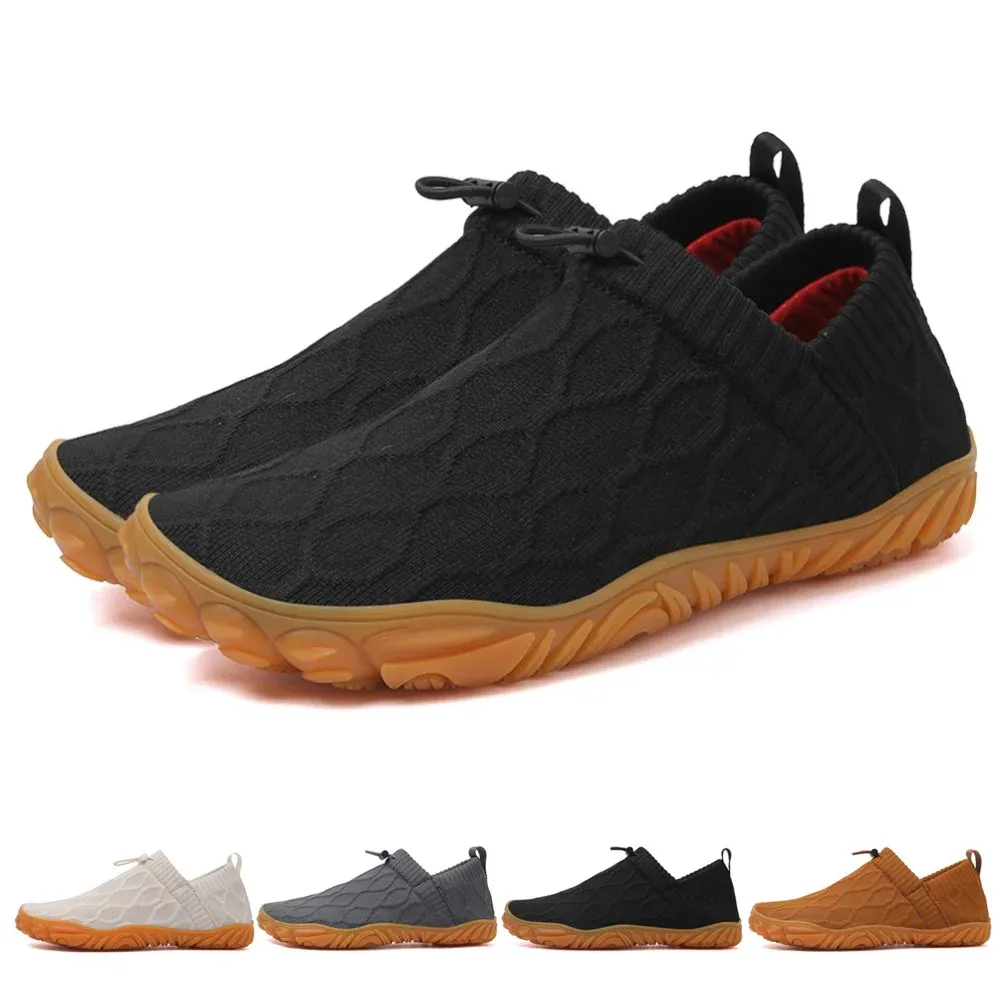 Shoes Mens Barefoot Shoes Wearresistant Breathable Walking Shoes Lightweight Comfortable Running Sneakers for Autumn Winter