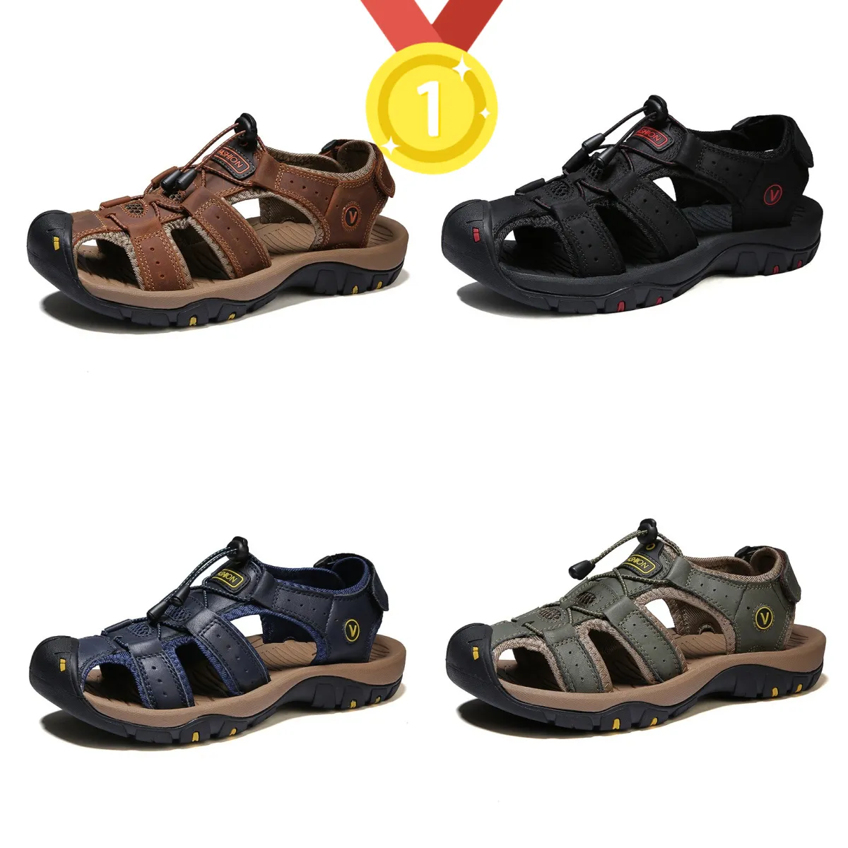 Outdoor Sommer Freizeit Vorhaut Sandalen Herren Stil GAI Marke wasserdichte männliche Mode Neuankömmling Sport cool Extra Large 2024 Größe 38-48