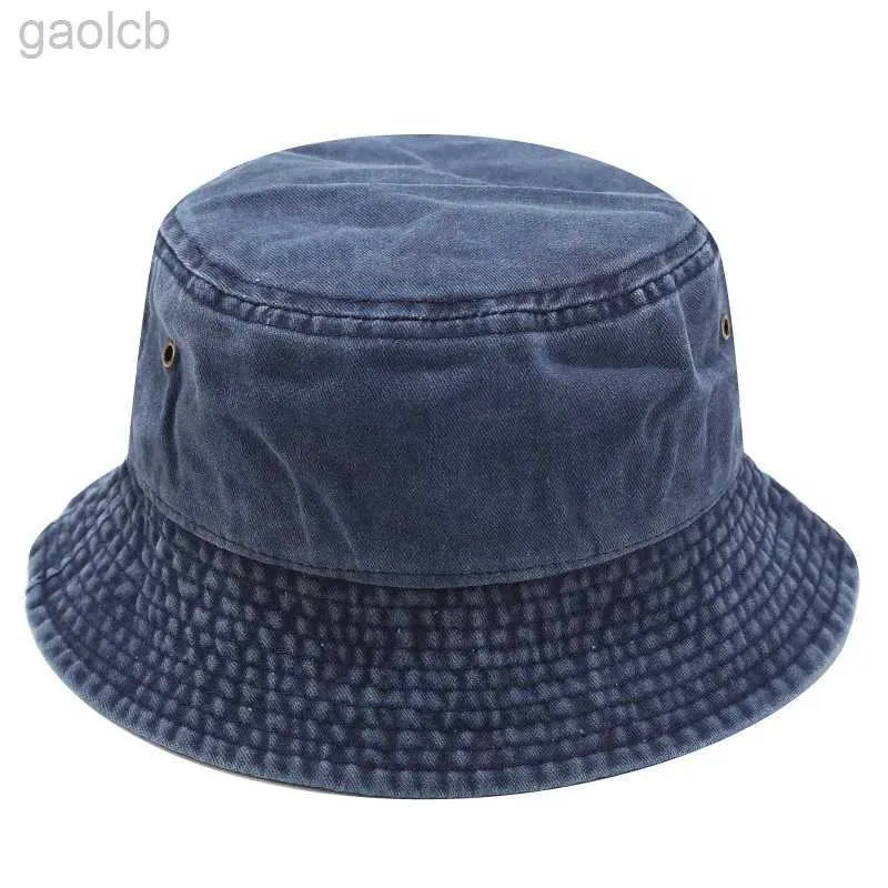 Breda breim hattar hink fashionabla casual sun hink hatt sommar kvinnor bred vikbar UV -resistent platt fiskare Panama Gorro Pescador Buckets 24323