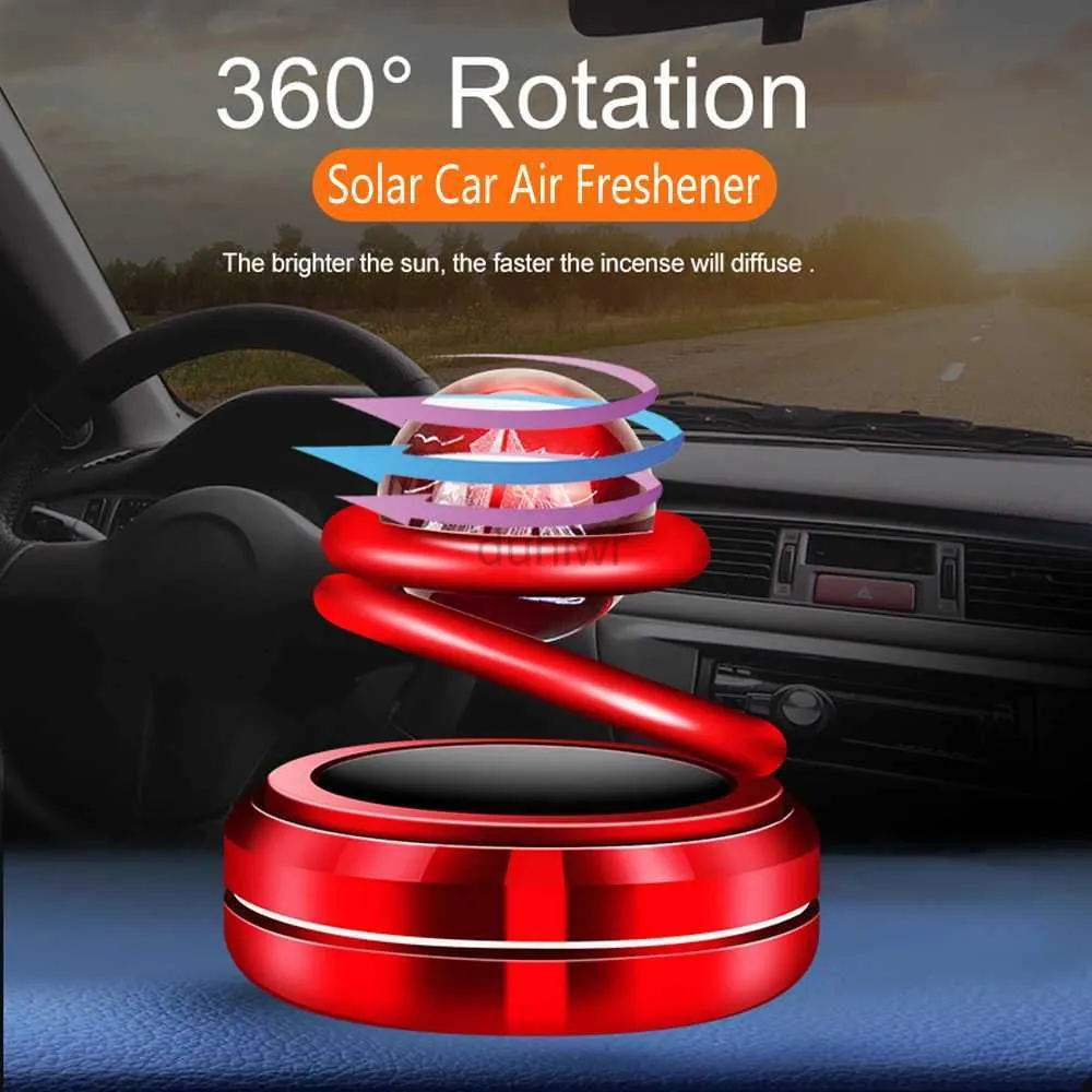 CAR AIR FRESHENER CAR AIR RECHREHER SOLAR 360 ROTATATION STAR SUSPENSION CAR PARFUME INTERRIOR AITICERSER Bil Parfymdekoration 24323