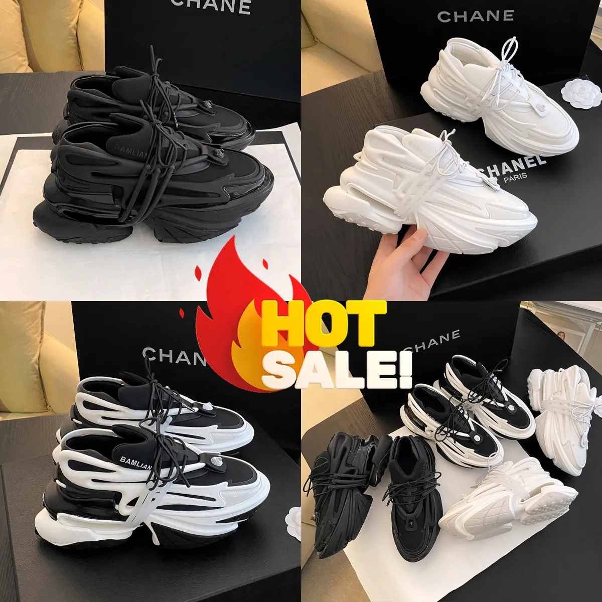 Spring and autumn styles for men and women Soft Dad Shoes Jiawenj Designer High Quality Fashion Mix and Match Colors Thick Sole Outdoor Sports Durable Dad Shoes GAI