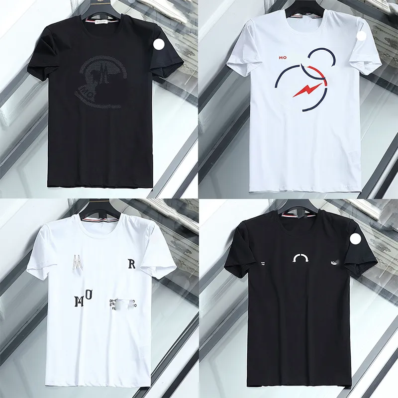 Mens Designer Camiseta Homem Camiseta Mulheres Camisetas Simples Preto T-shirt de Manga Curta de Algodão com Letra da Moda Imprimir Top Roupas Masculinas Tamanho M / L / XL / XXL / XXXL